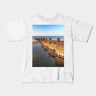 Norfolk groyne Kids T-Shirt